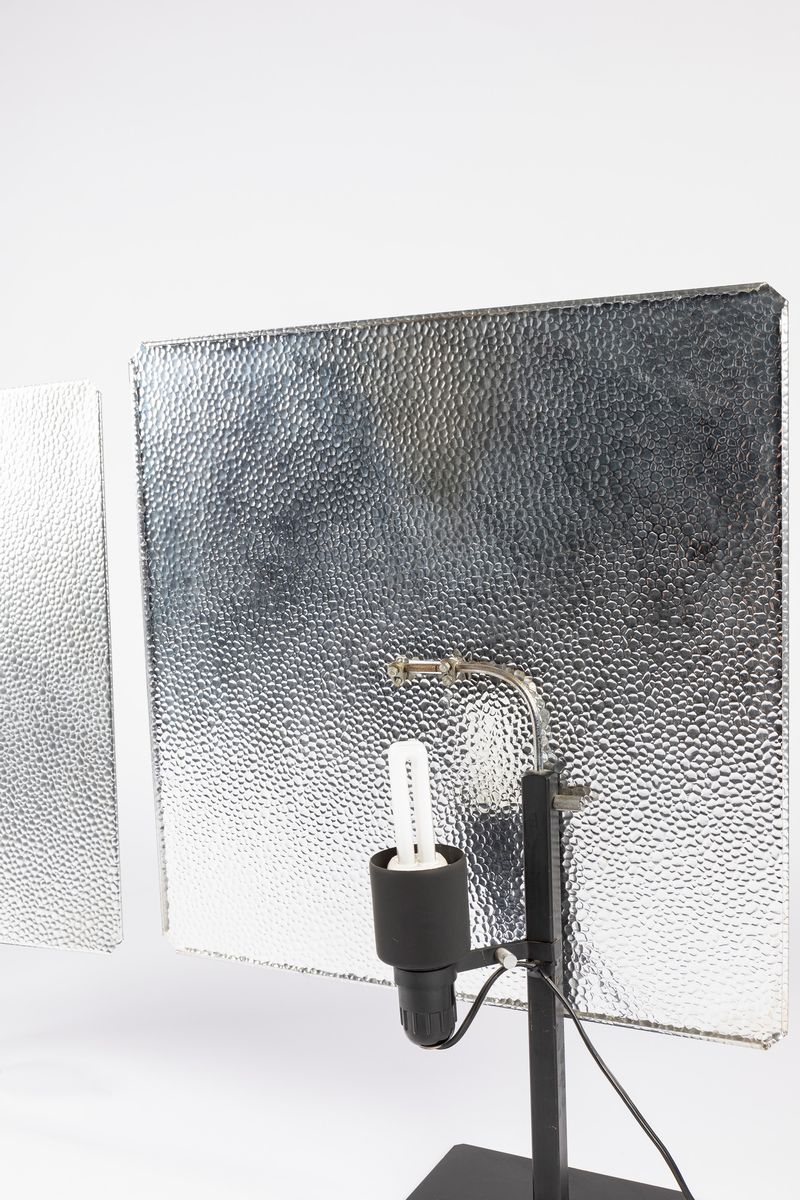 Gino Sarfatti - Lampada 611/G, metallo laccato e alluminio, 1973