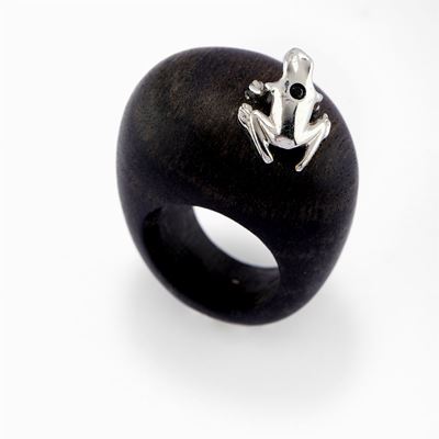 Anello in Legno e Argento