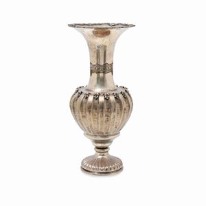 A silver vase, Italy 20th Century