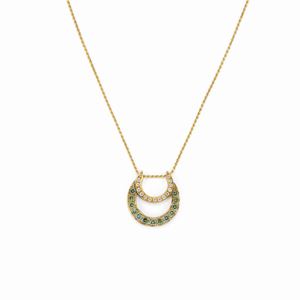  - Collana in oro giallo 18K e diamanti