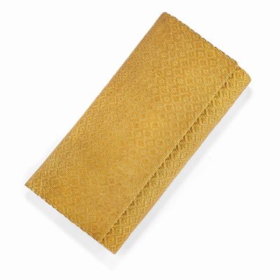 Borsetta in oro giallo 18K con specchietto interno