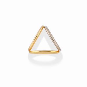 Bulgari - Ferma foulard in oro bicolore 18K