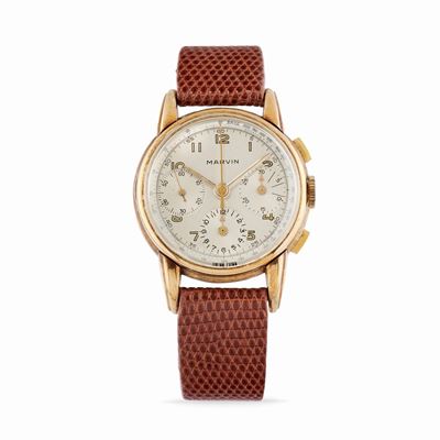 Cronografo anni '60 in oro 14k