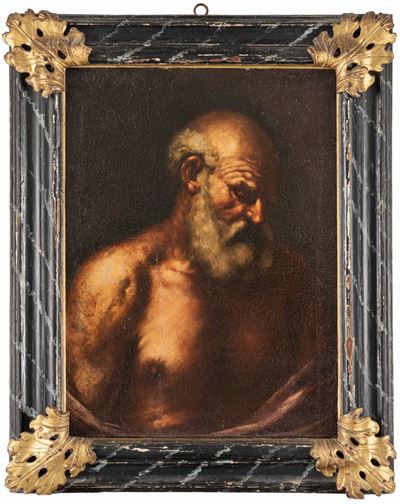 Santo Penitente (san Girolamo?), a Mezzo Busto