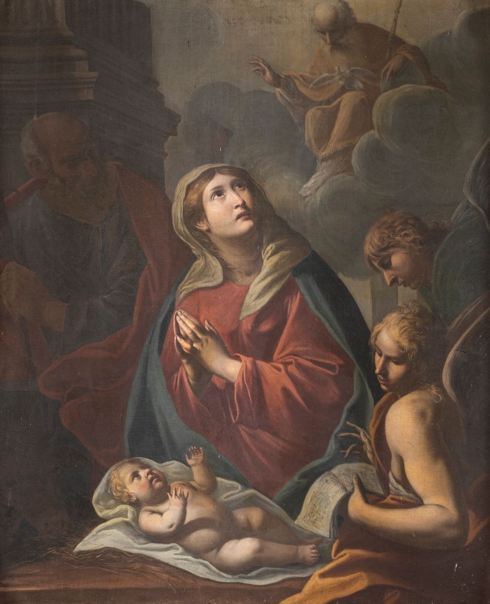 Pier Francesco Gianoli - Sacra Famiglia con Angeli, Dio Padre e Spirito Santo