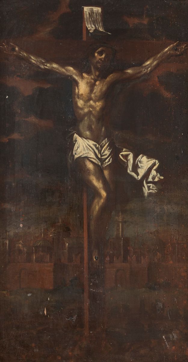 Scuola Fiamminga, Secolo XVII - Crocifissione