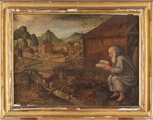 Landscape with an anchorite