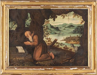 Paesaggio con Padre Eremita