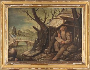Landscape with an anchorite