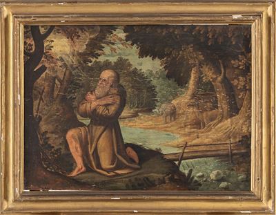 Paesaggio con Padre Eremita