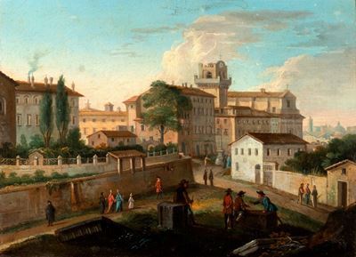 Veduta del Rione Monti a Roma