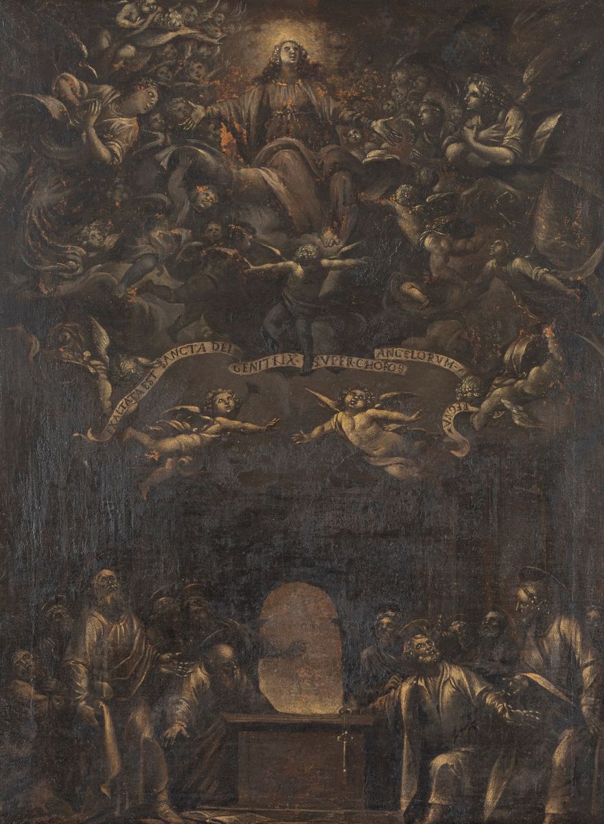 Scuola Lombarda, Secolo XVII - Assunzione della Vergine