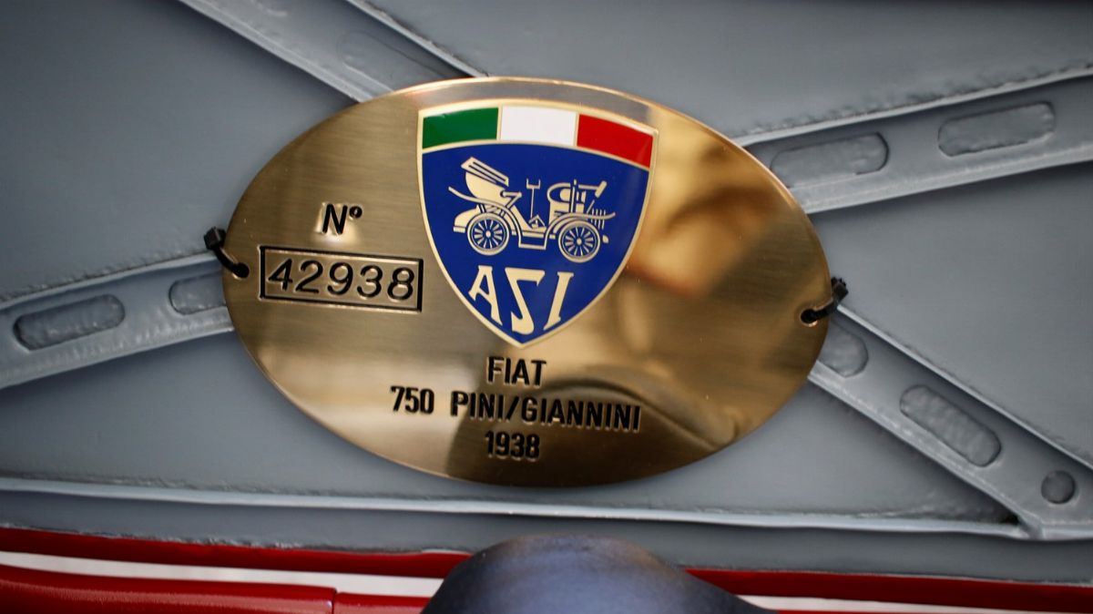 1938 Pini Giannini Fiat 500 a (carrozzeria Autodromo)