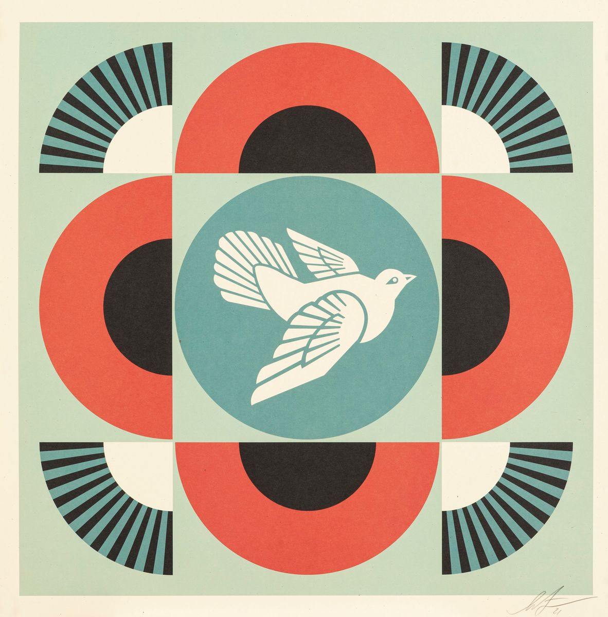 Shepard Fairey Obey - Geometric Doves (serie Completa)