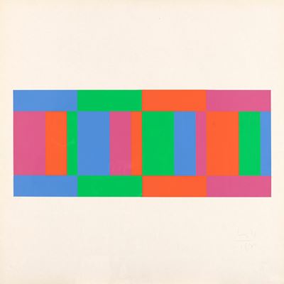 Affiche Avant Letters, serigrafia a colori, 1971