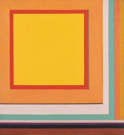 Composizione n. 3, olio su tela, 1971