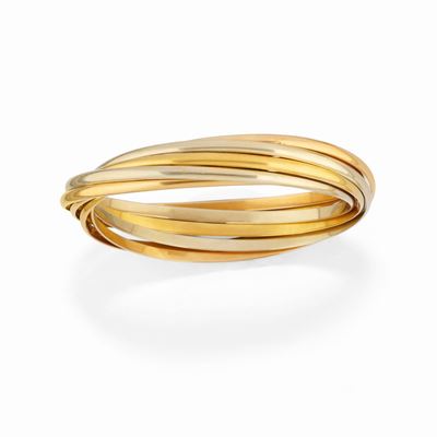 Bracciale Cartier, sette cerchi in oro 18K