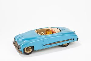 Super Cabrio car with driver