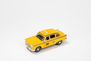 Checker Marathon model yellow taxi