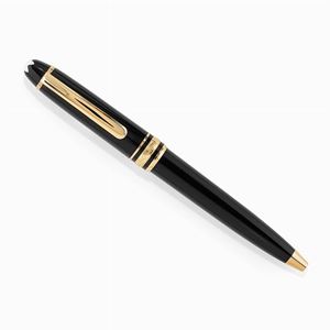 Montblanc, rollerball, Meisterstuck, black resin, with original box