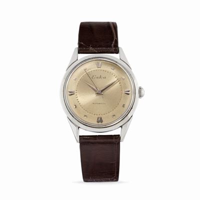 Orologio solotempo, acciaio, movimento automatico, anni '50