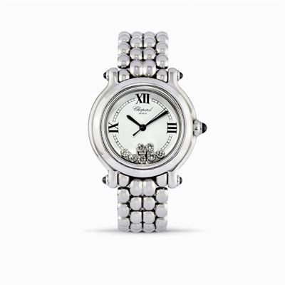 Orologio Chopard in Acciaio e Diamanti