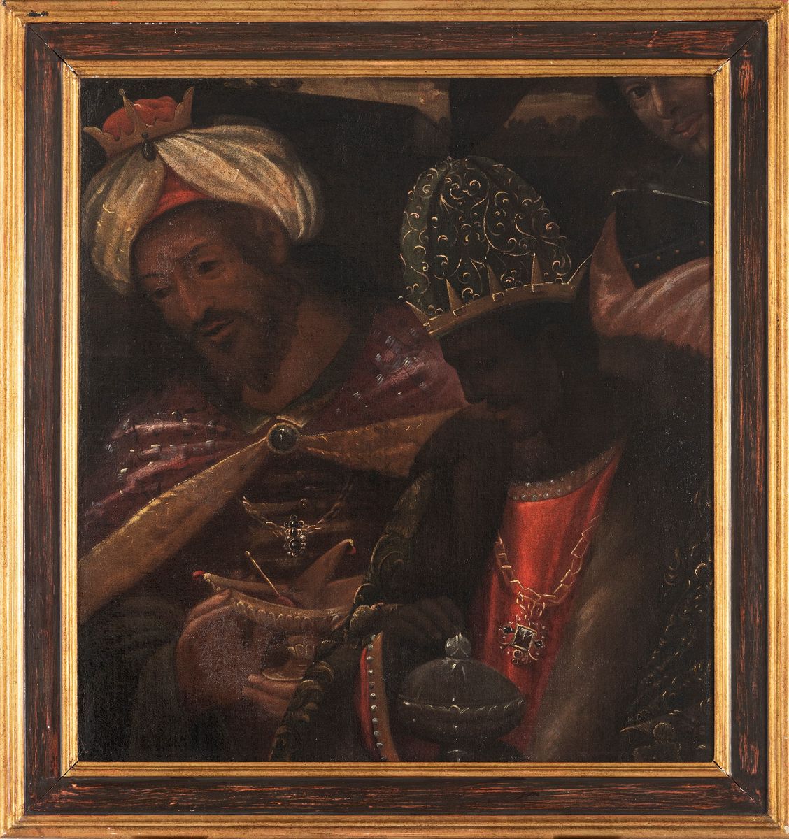 Scuola Veneta, Secolo XVII - Adorazione dei Magi (frammento)
