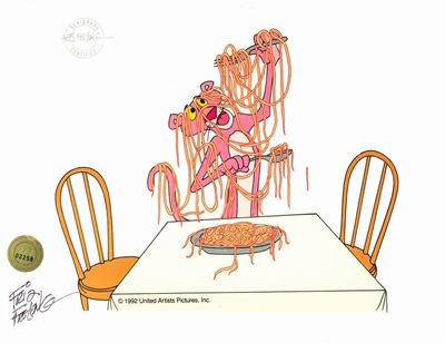 Pink Panther - Serigrafia a colori su rodovetro