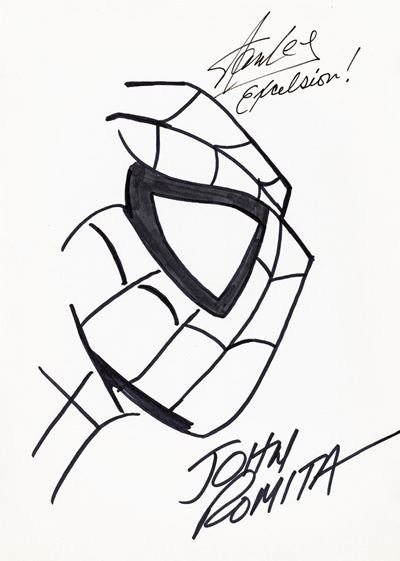 Romita Sr., Spider-Man, matita su carta