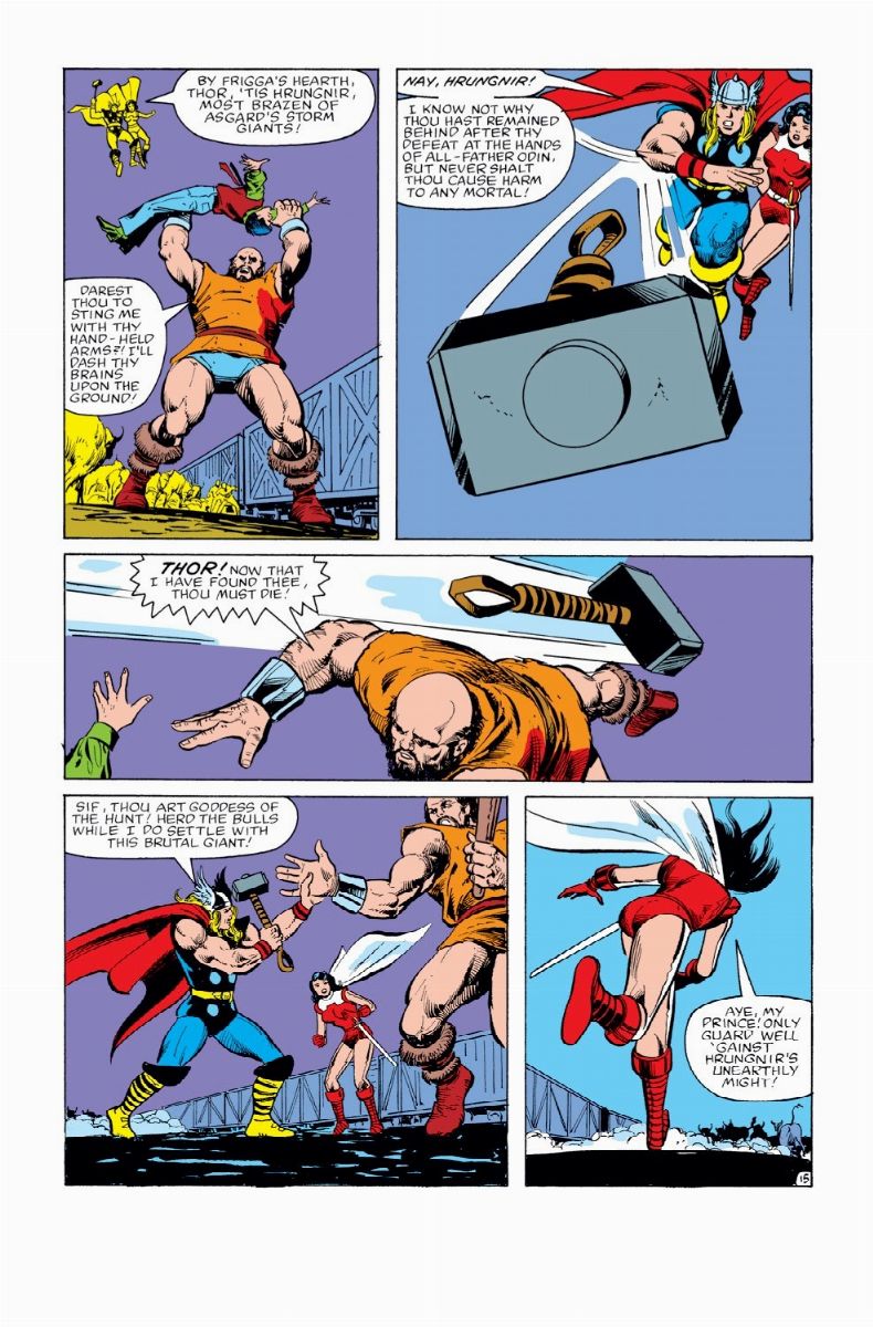 Herb Trimpe - Thor - Stranded, matita e china su cartoncino Marvel