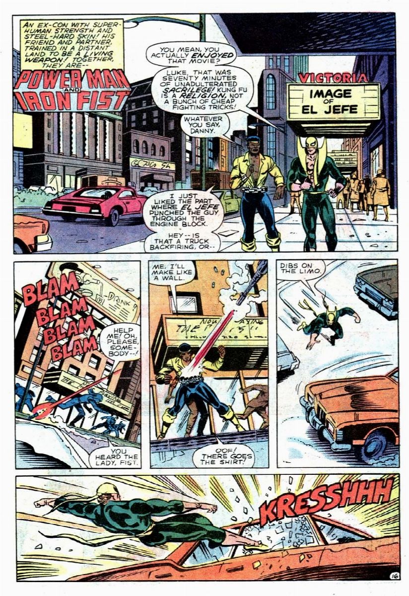 Herb Trimpe - Marvel Team-Up Annual - Power Play!, matita e china su cartoncino, 1981