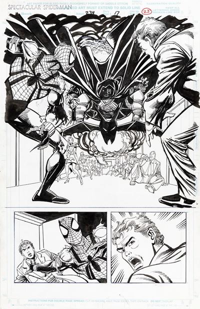 Spectacular Spider-Man - Leap of Faith, matita e china su cartoncino Marvel