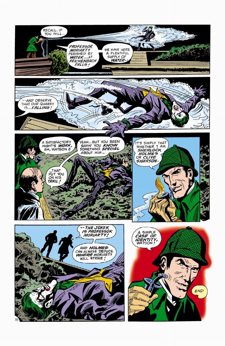 Irv Novick - The Joker - Sherlock Stalks the Joker!, matita e china su cartoncino DC