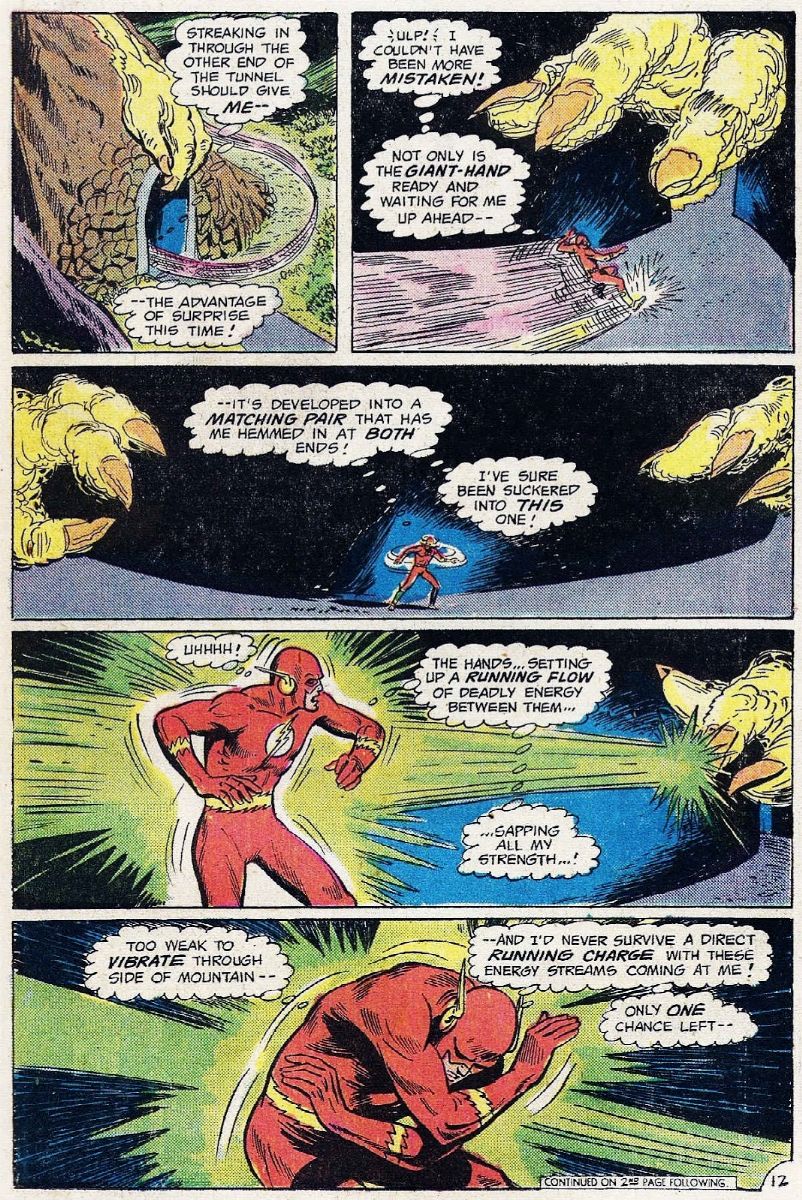 Irv Novick - The Flash - Nowhere On The Face Of The Earth!, matita e china su cartoncino