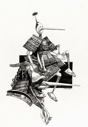 Pinocchio samurai