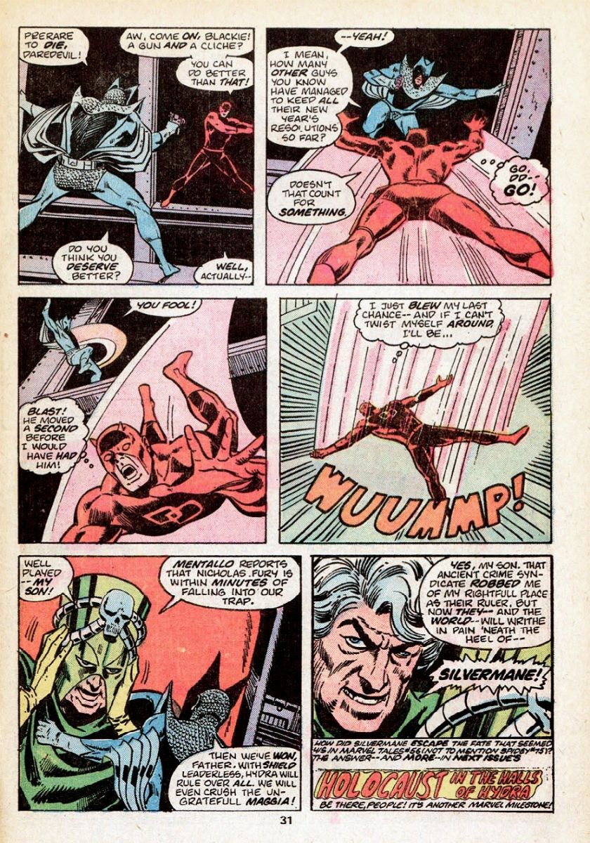 Bob Brown - Daredevil - Hydra-And-Seek, matita e china su cartoncino, 1975