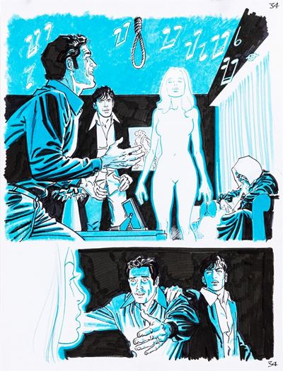 Il tango delle anime perse - Tavola originale