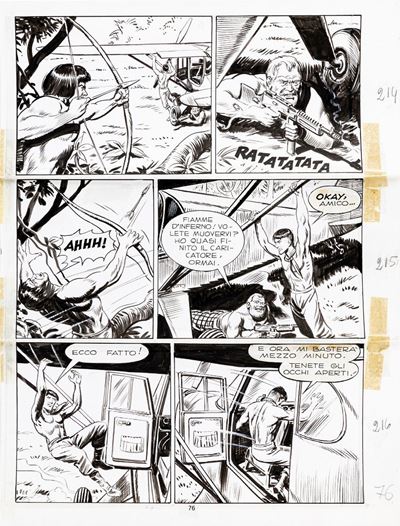 Tavola originale per Mister No n. 1