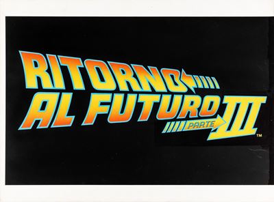 Bozzetto per 'Ritorno al futuro', tempera e acrilici su cartone
