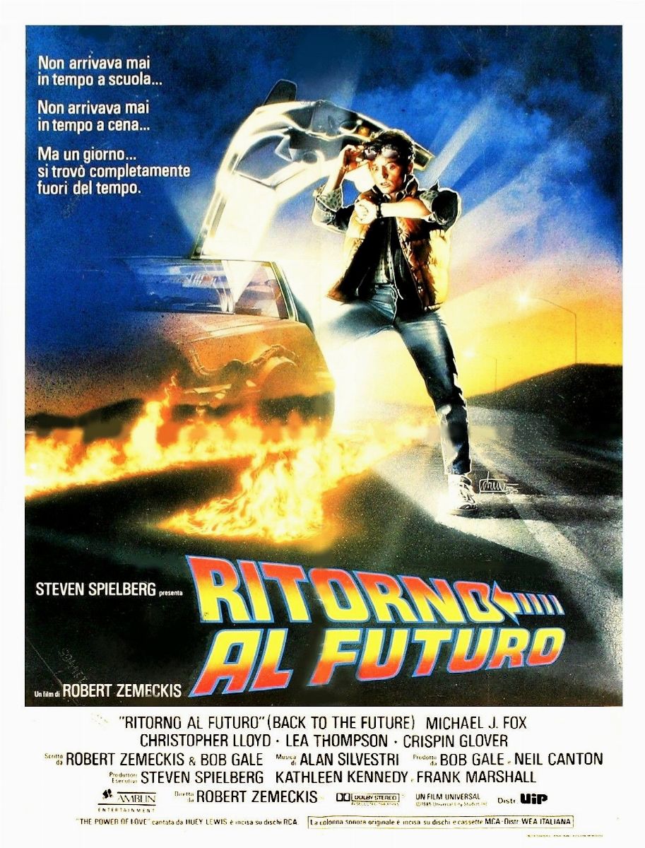 Bruno Napoli - Bozzetto per 'Ritorno al futuro', tempera e acrilici su cartone