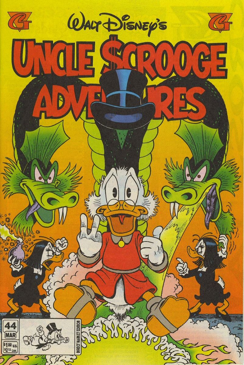 Don Rosa - Uncle Scrooge Adventures 44, matita su cartoncino