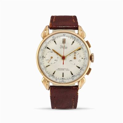 Dulcia Antimagnetic Chronographe in Oro 18k