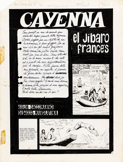El jíbaro francés - matita e china su cartoncino