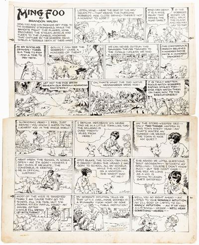 Little Annie Rooney - Matita e china su cartoncino