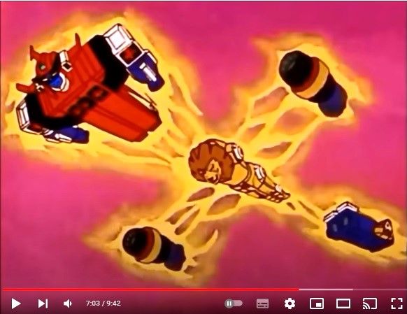 Studio Sunrise & Toei - Key Cel da anime 'Daltanious', tempera su rodovetro e cartoncino, 1979