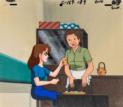 Eiken, Il grande sogno di Maya, tempera su rodovetro e cartoncino, 1984