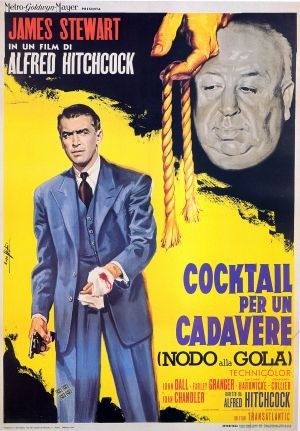 Giuliano Nistri - Bozzetto per la locandina di 'Cocktail per un cadavere', tempera su cartone