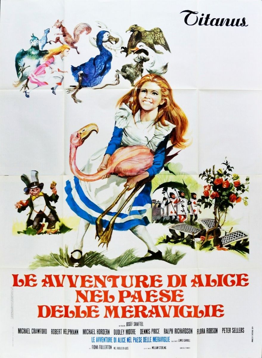 Franco Picchioni - Bozzetto per la locandina di 'Le avventure di Alice nel Paese delle Meraviglie...