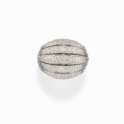 Aello in Oro Bianco 18k e Diamanti