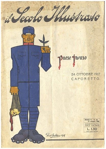 Gino Baldo - Paese invaso: 24 Ottobre 1917 Caporetto, matita su carta